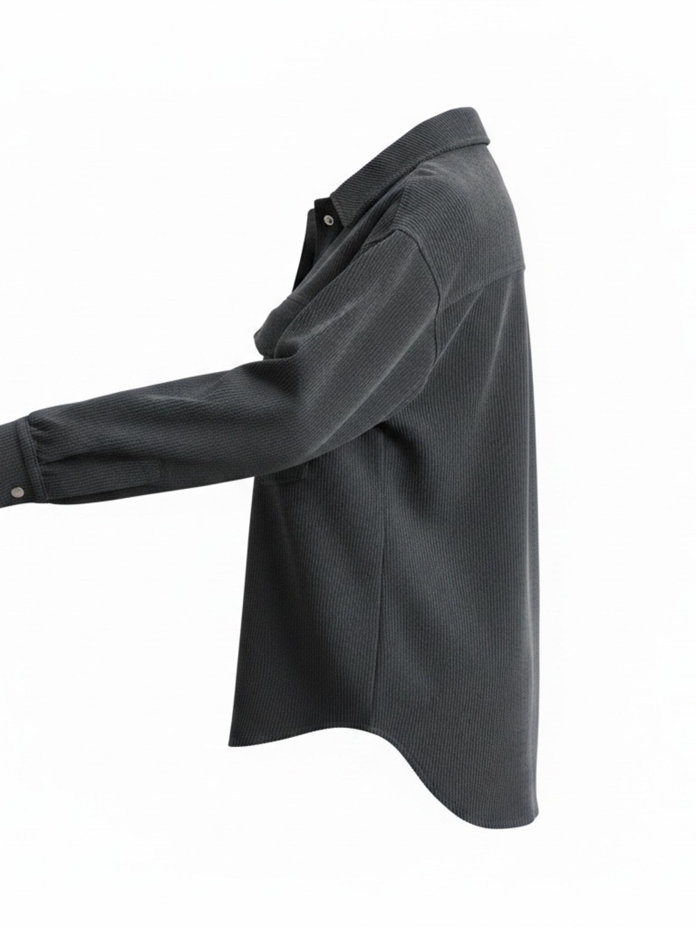 Sanctuary Navy Blue Corduroy Shacket Jacket - Picture 2 of 6